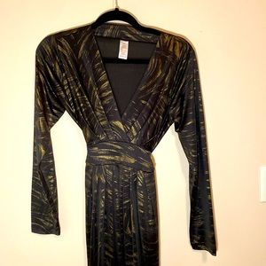 Comfortable LBD with Gold Detail